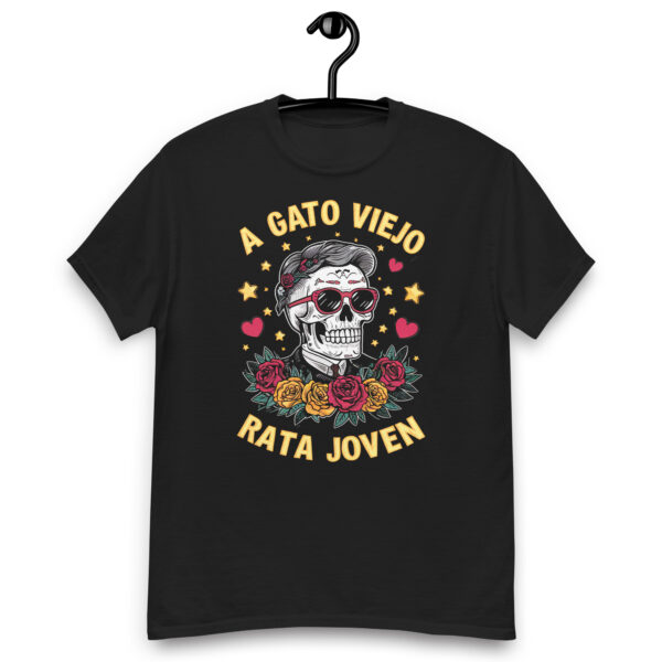 Camiseta "A gato viejo, rata joven"